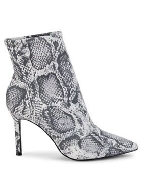 𝅺CHARLES David New Stretch Ankle Boot Snake Print